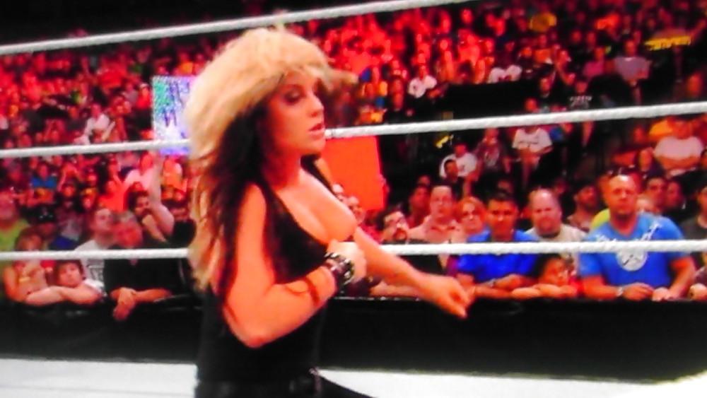 4P WWE Diva Katelyn nip slip from RAW 