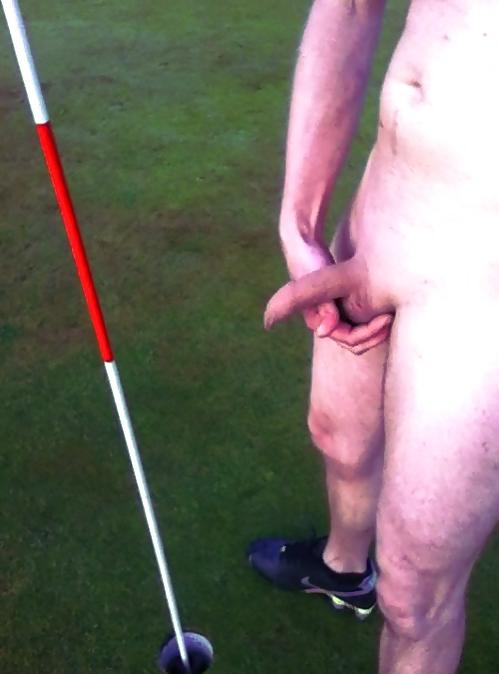 15P Pictures of me playing around on a golf court