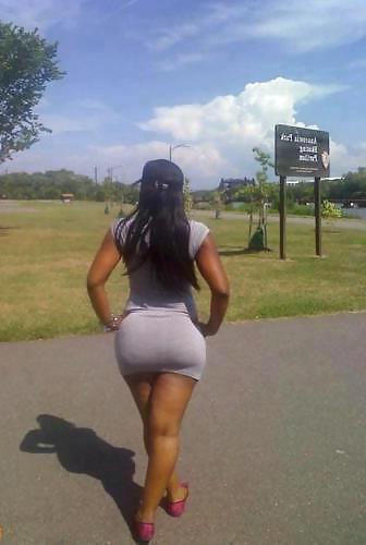 25P Black fat asses
