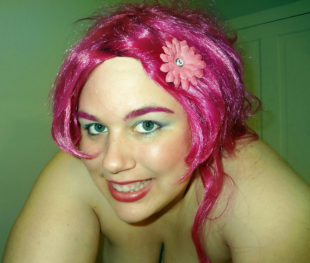 25P BBW cosplayer Skookum shows off her tits and ass
