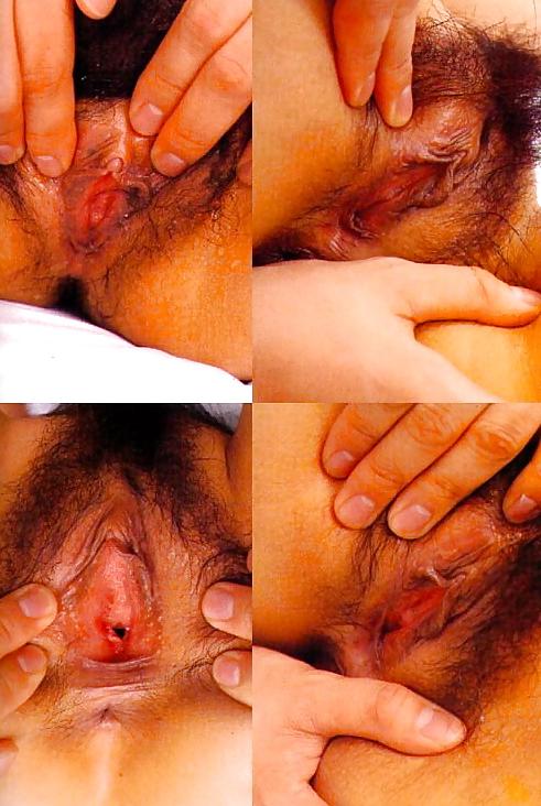 13P KEY - Asian Teatime 19  Black Hairy Pussy Finger Play