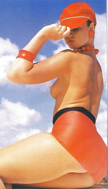 11P Babe in red from the 1980s or 1990s