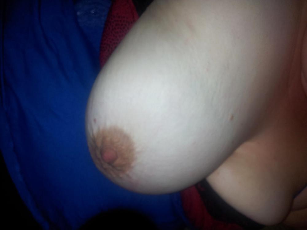 24P BBW Wife's Cleavage and Big Tits