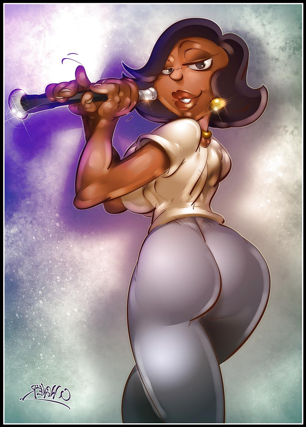 25P Sexy Black Women... Sweet Cartoon MILF and Hot Chicks 80