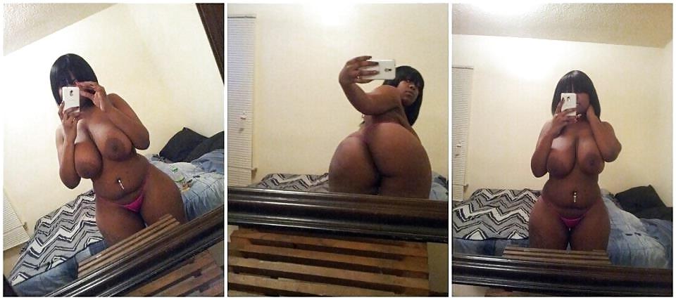 9P Black Chubby Slut with AWESOME huge boobs
