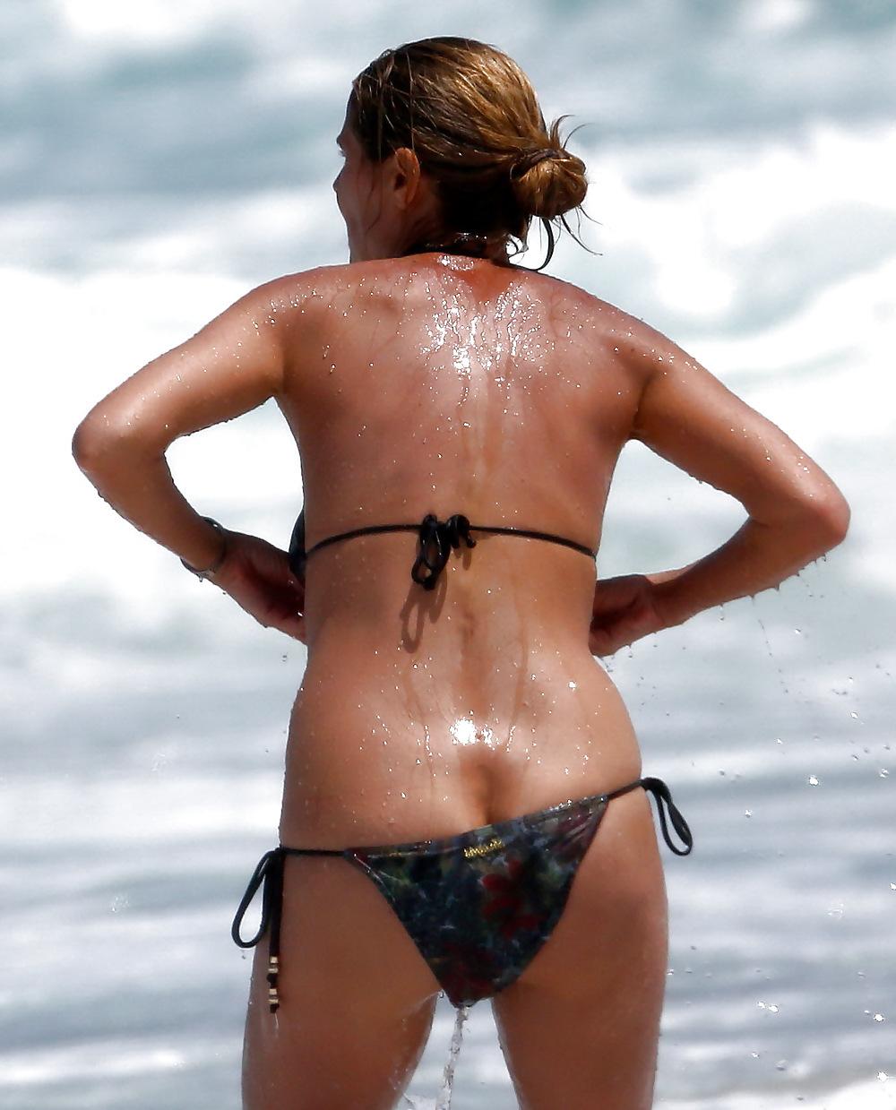 10P Heidi Klum Bikini Nip Slip