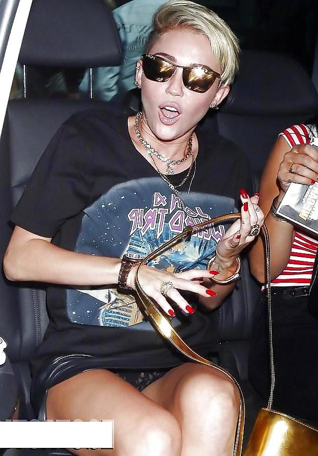 21P Miley Cyrus Sexy slip upskirt shopping in London July 2013