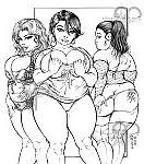 4P BBW Hottie Cartoon Pics