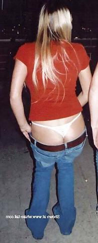 15P Amateur thong peeks, slips and ass. 