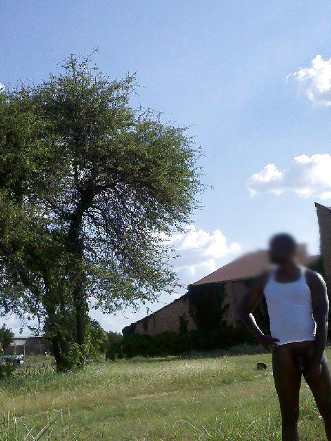 25P Black Man Naked Outdoors 6
