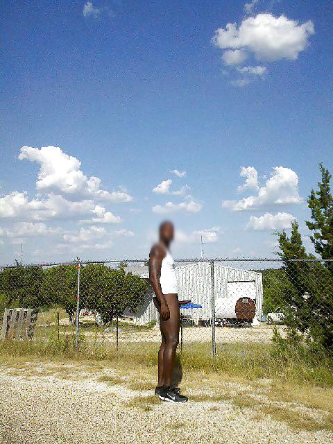 25P Black Man Naked Outdoors 6