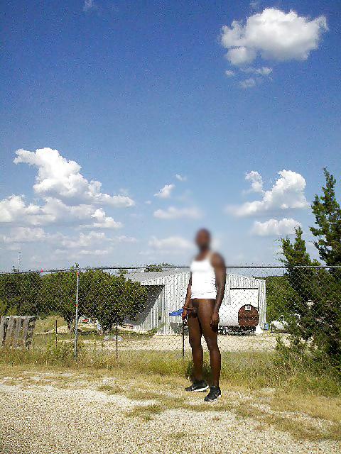 25P Black Man Naked Outdoors 6