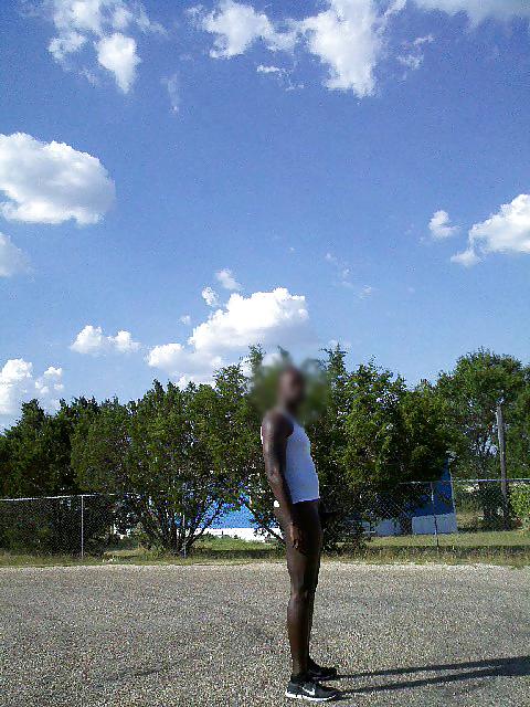 25P Black Man Naked Outdoors 6