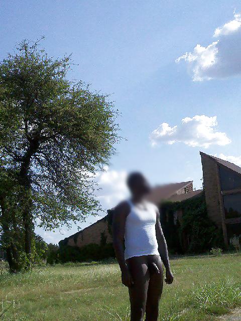 25P Black Man Naked Outdoors 6