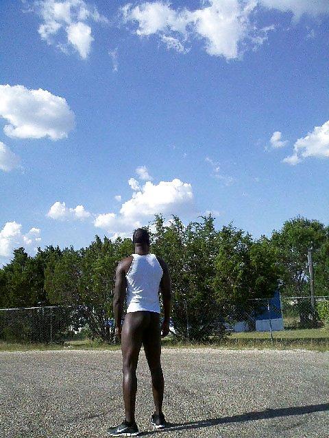 25P Black Man Naked Outdoors 6