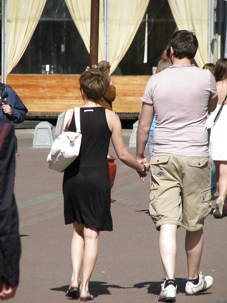 25P Wives In See Through Clothes In Public