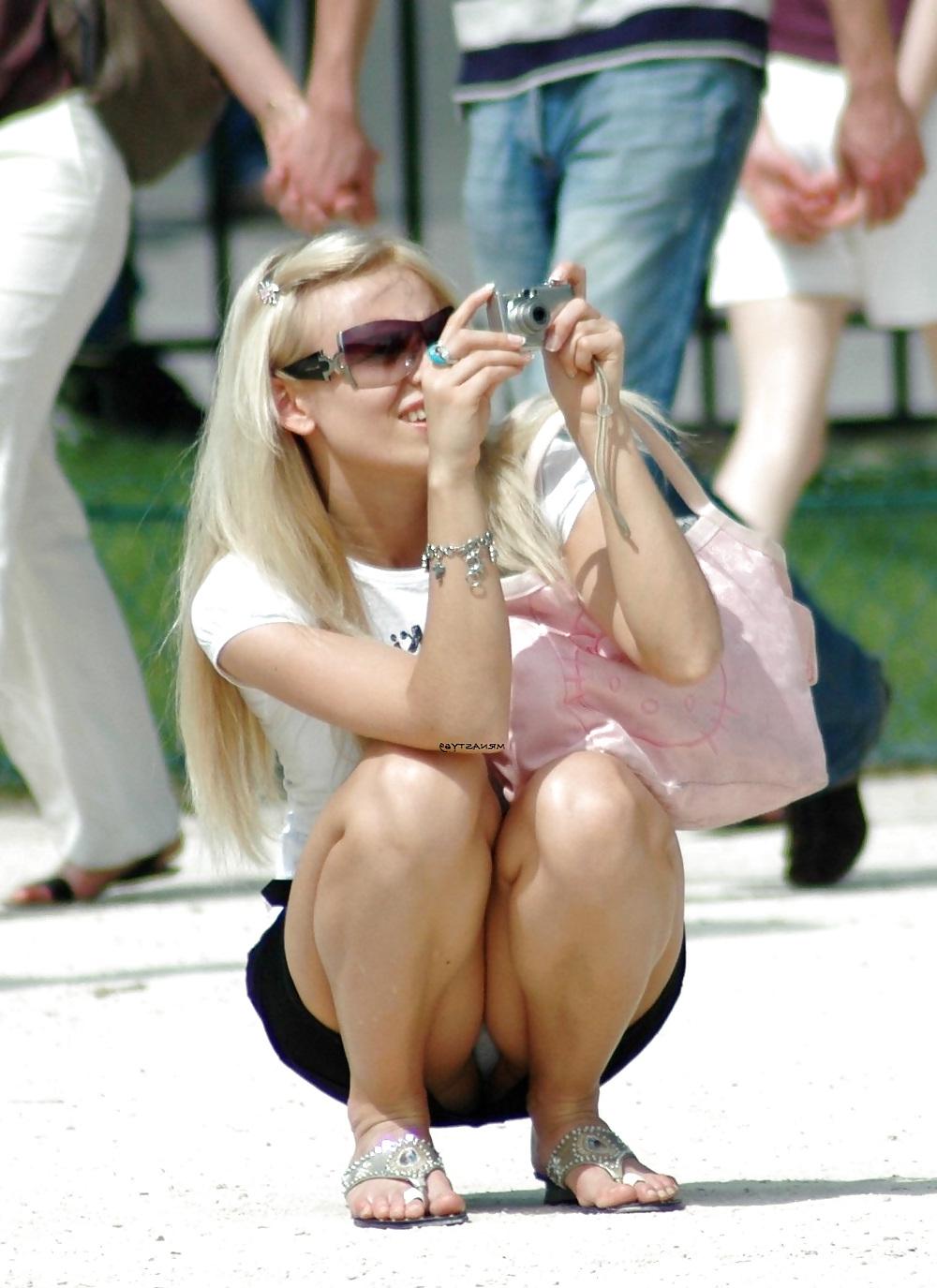22P Hot Collection Of Wives Sexy Upskirts In Public