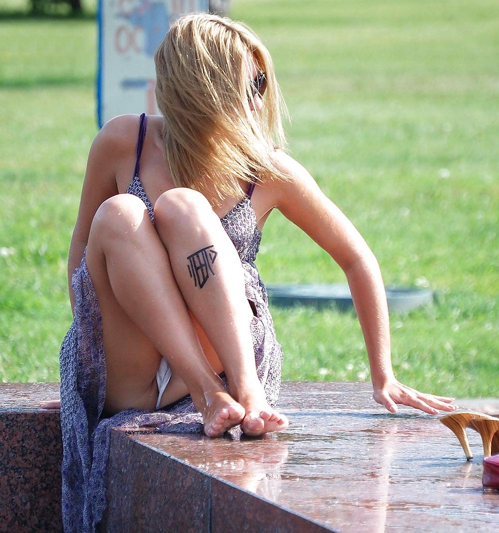 22P Hot Collection Of Wives Sexy Upskirts In Public