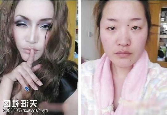 19P Asian girls before & after makeup