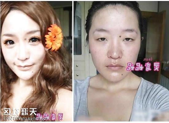 19P Asian girls before & after makeup