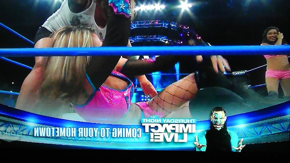 9P TNA Knockouts Velvet Sky nip slip