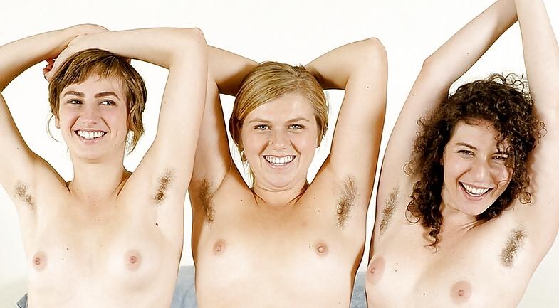10P Hairy armpits - pits 03 - Love is in the hair