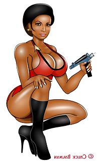 25P Sexy Black Women... Delicious Cartoon Chicks 65