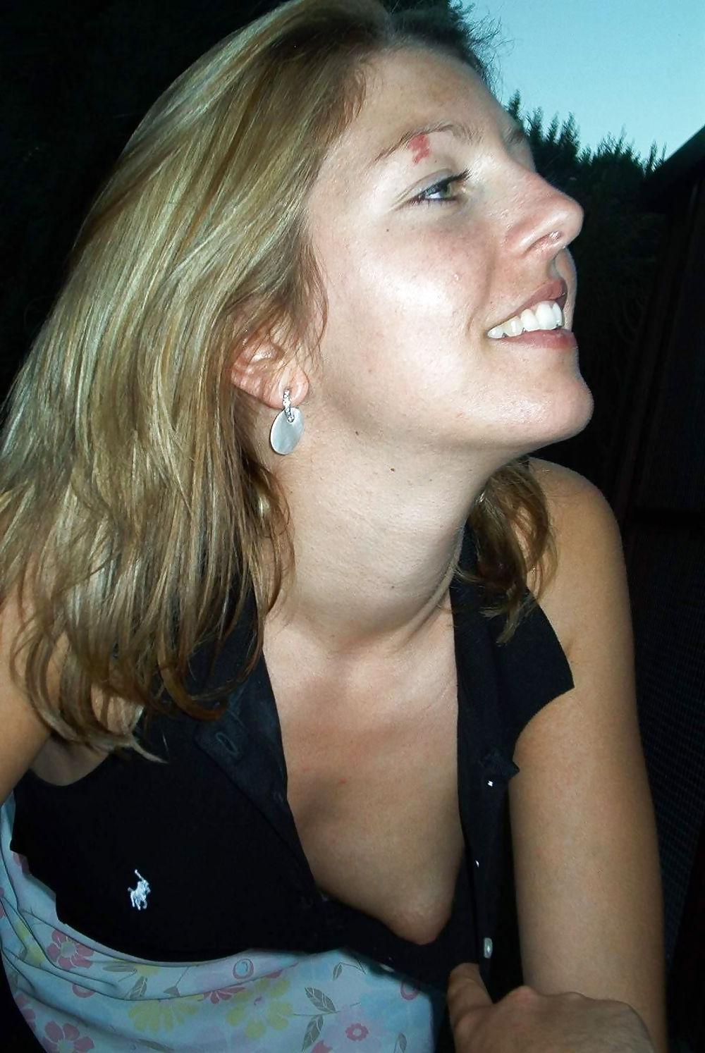 25P Gorgeous Blonde Shows Off In Front Of Her Husband (Part3on3)