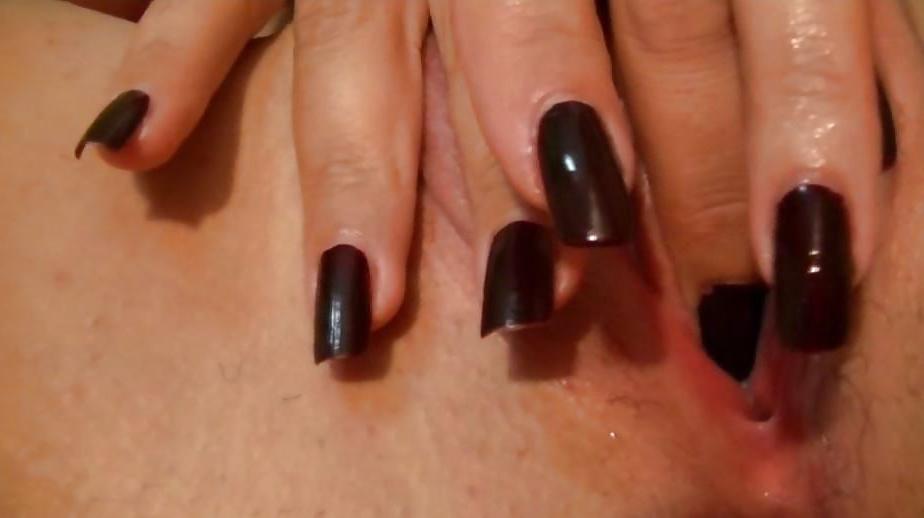 18P Natural nails orgasm!!!!