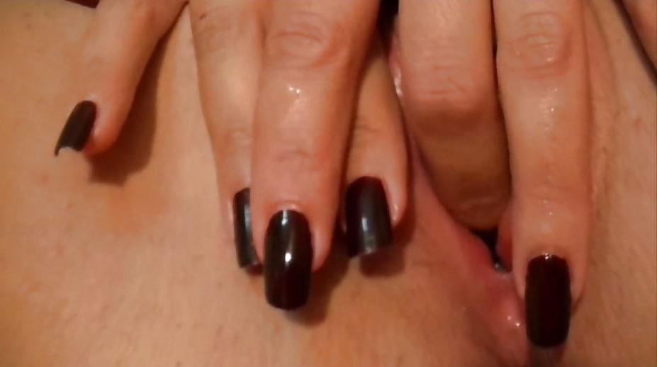 18P Natural nails orgasm!!!!