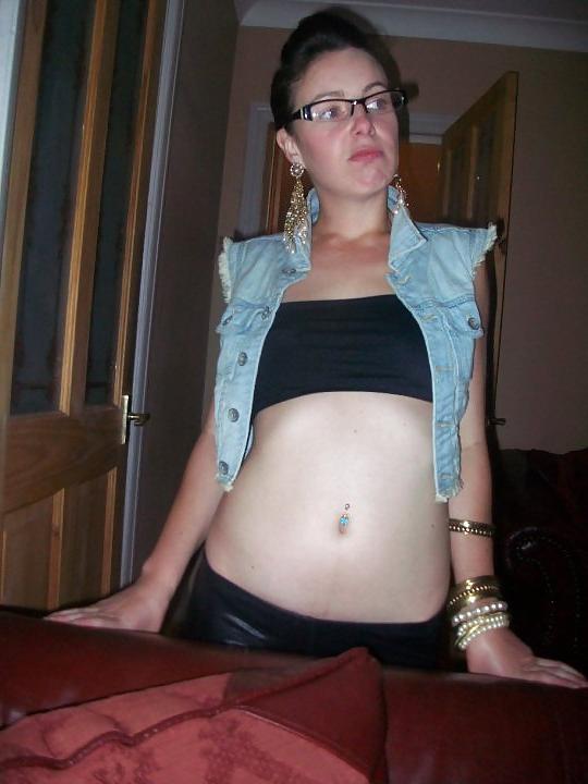 6P British Chav Dawn Halligan Leeds