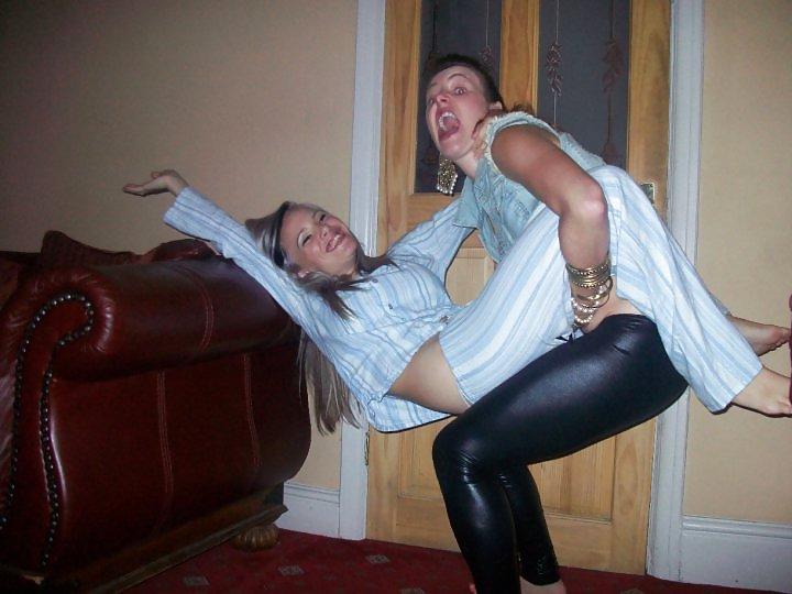 6P British Chav Dawn Halligan Leeds