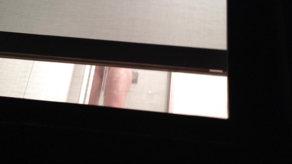 25P Hot teen shower voyeur