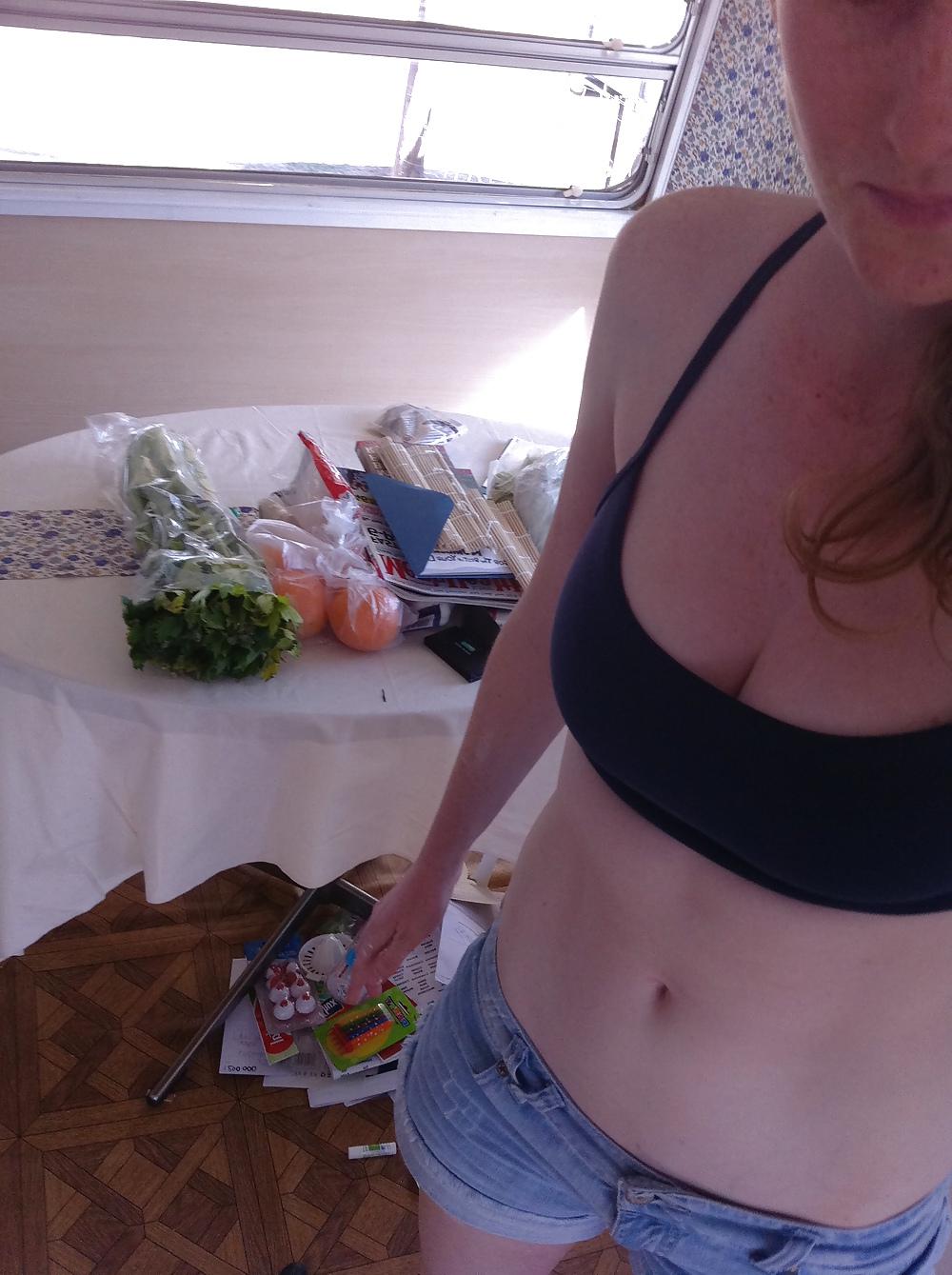 25P Hot teen shower voyeur