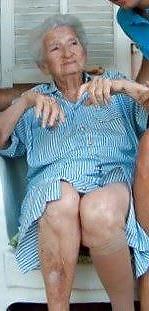 25P Grandma upskirt