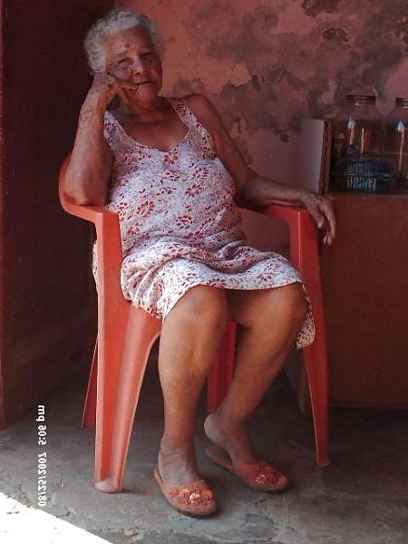25P Grandma upskirt