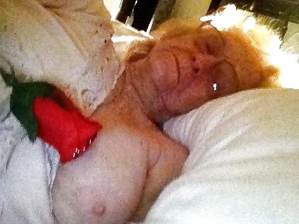 25P Grandma upskirt