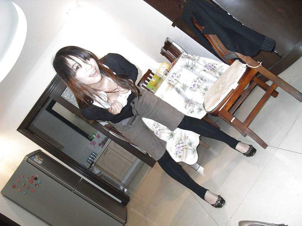 25P Hairy Asian Stripping