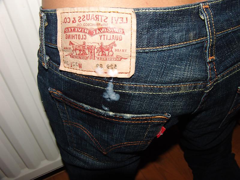 17P Cumshot on Levi's 529 Jeans