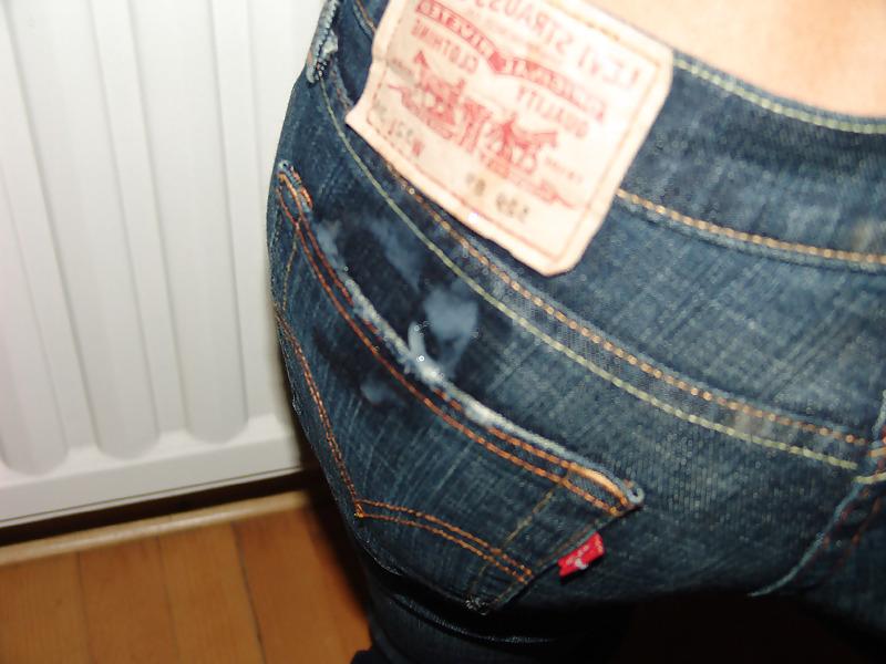 17P Cumshot on Levi's 529 Jeans