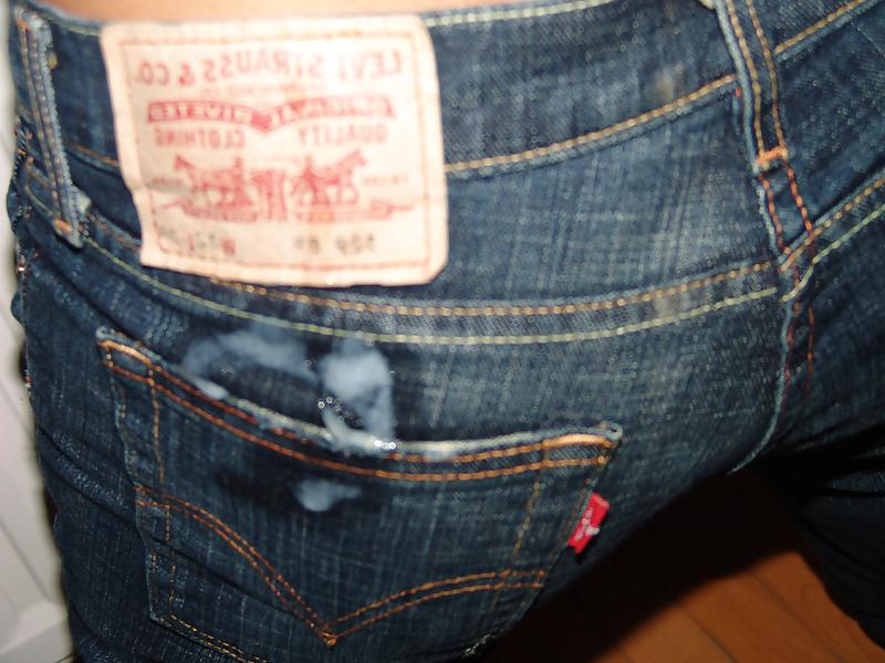17P Cumshot on Levi's 529 Jeans
