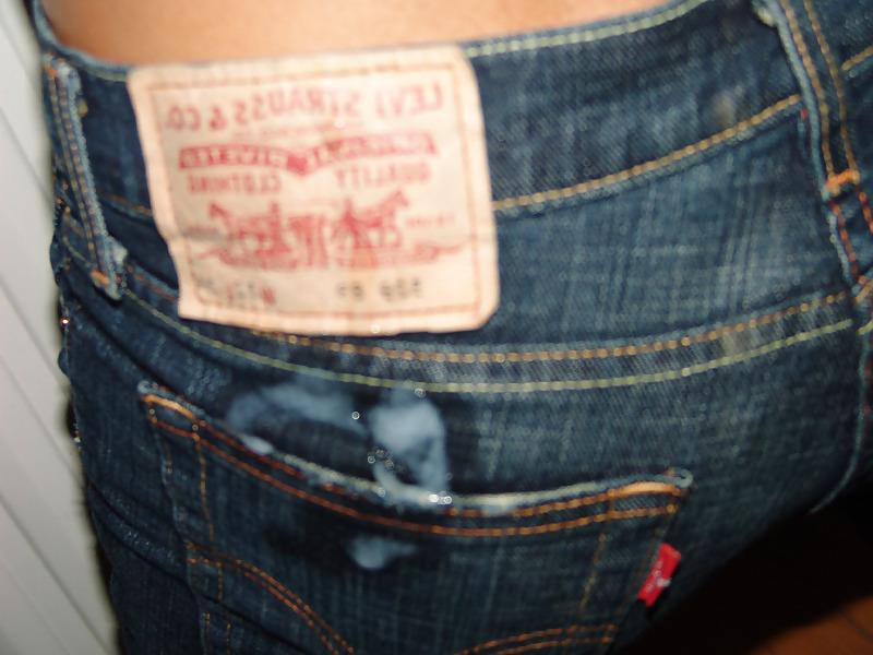 17P Cumshot on Levi's 529 Jeans