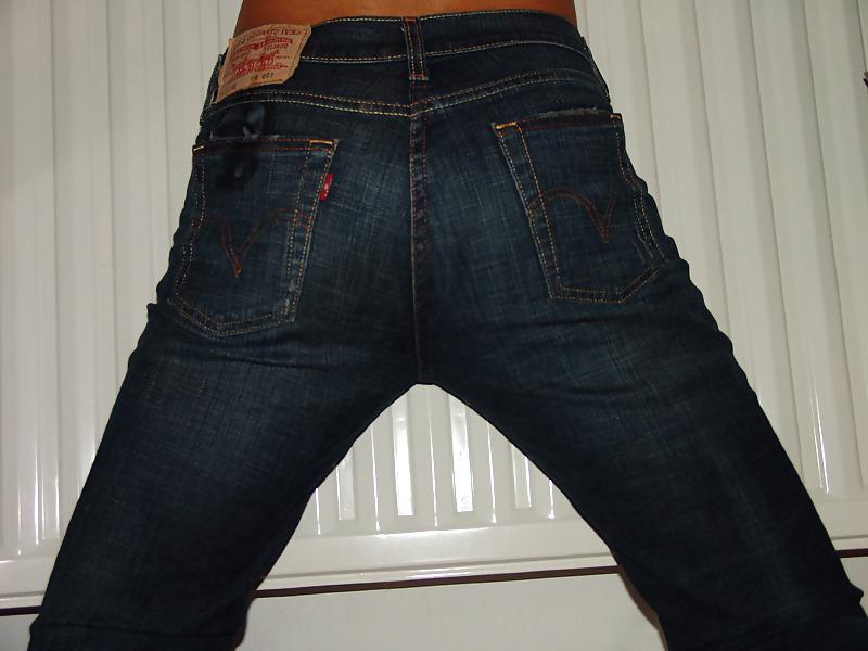 17P Cumshot on Levi's 529 Jeans