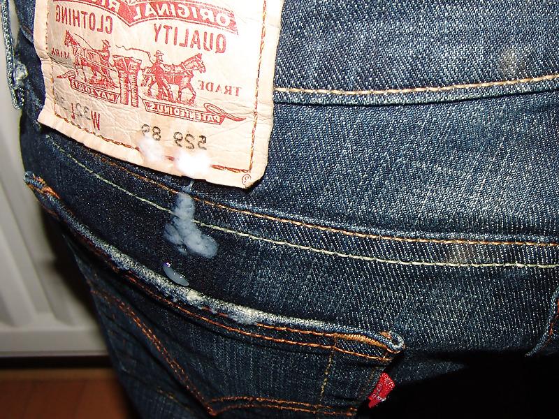 17P Cumshot on Levi's 529 Jeans