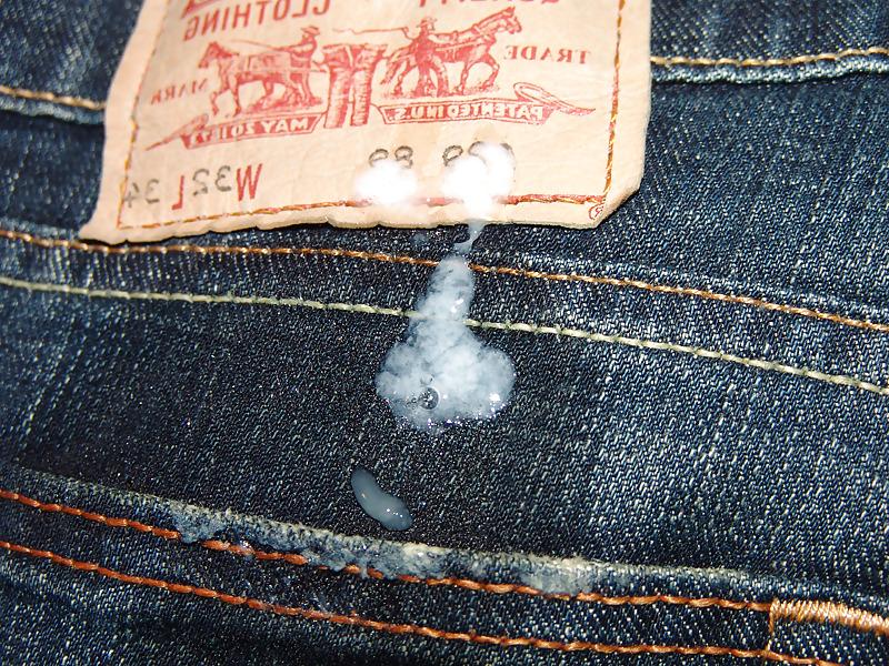 17P Cumshot on Levi's 529 Jeans