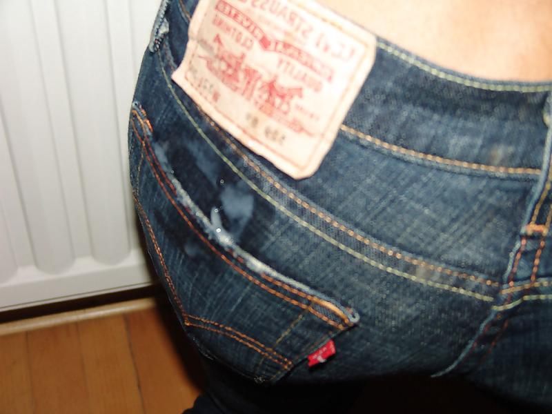 17P Cumshot on Levi's 529 Jeans