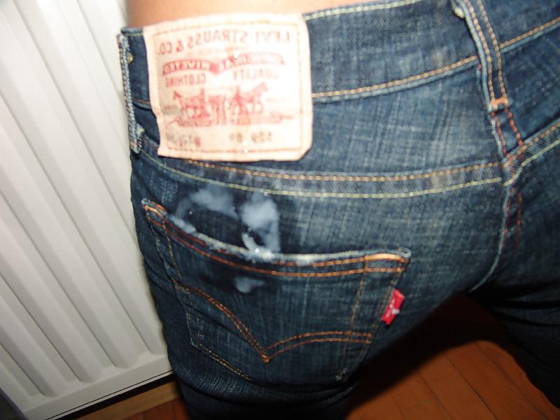 17P Cumshot on Levi's 529 Jeans