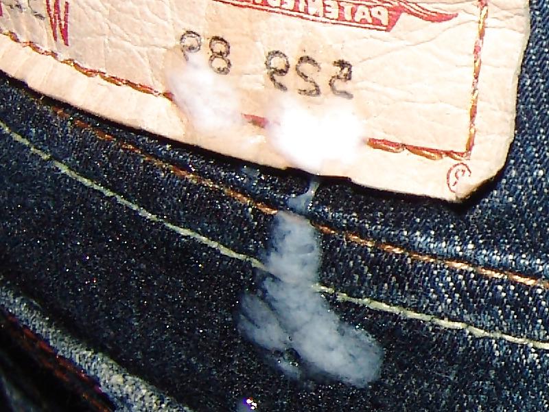17P Cumshot on Levi's 529 Jeans