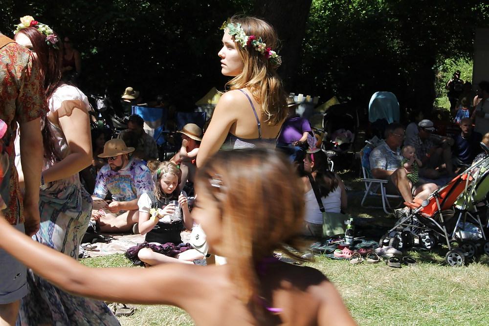 21P Candid naked teens in public