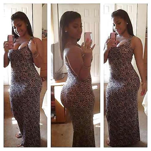 25P Big booty black teens